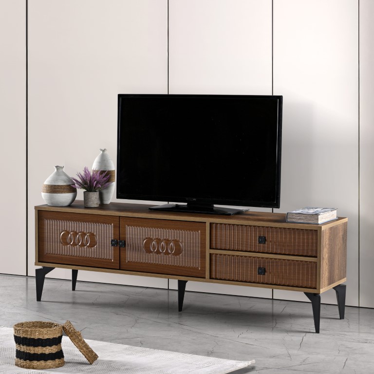 26-581 Aslan İnci 160’lık Tv Sehpası Atlantik Çam - Ceviz
