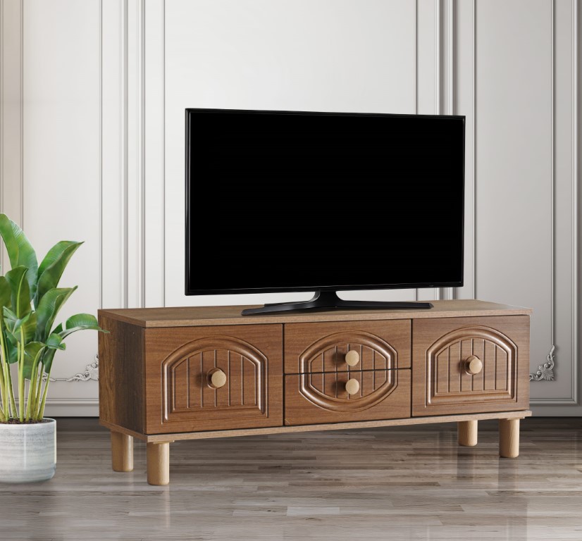 26-569 Aslan Ege Konak Tv Sehpası Atlantik Çam - Ceviz
