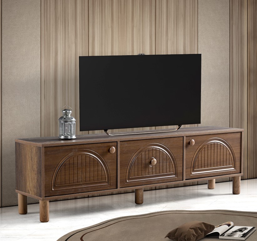 26-565 Aslan Bohem 180‘lik Tv Sehpası Atlantik Çam - Ceviz