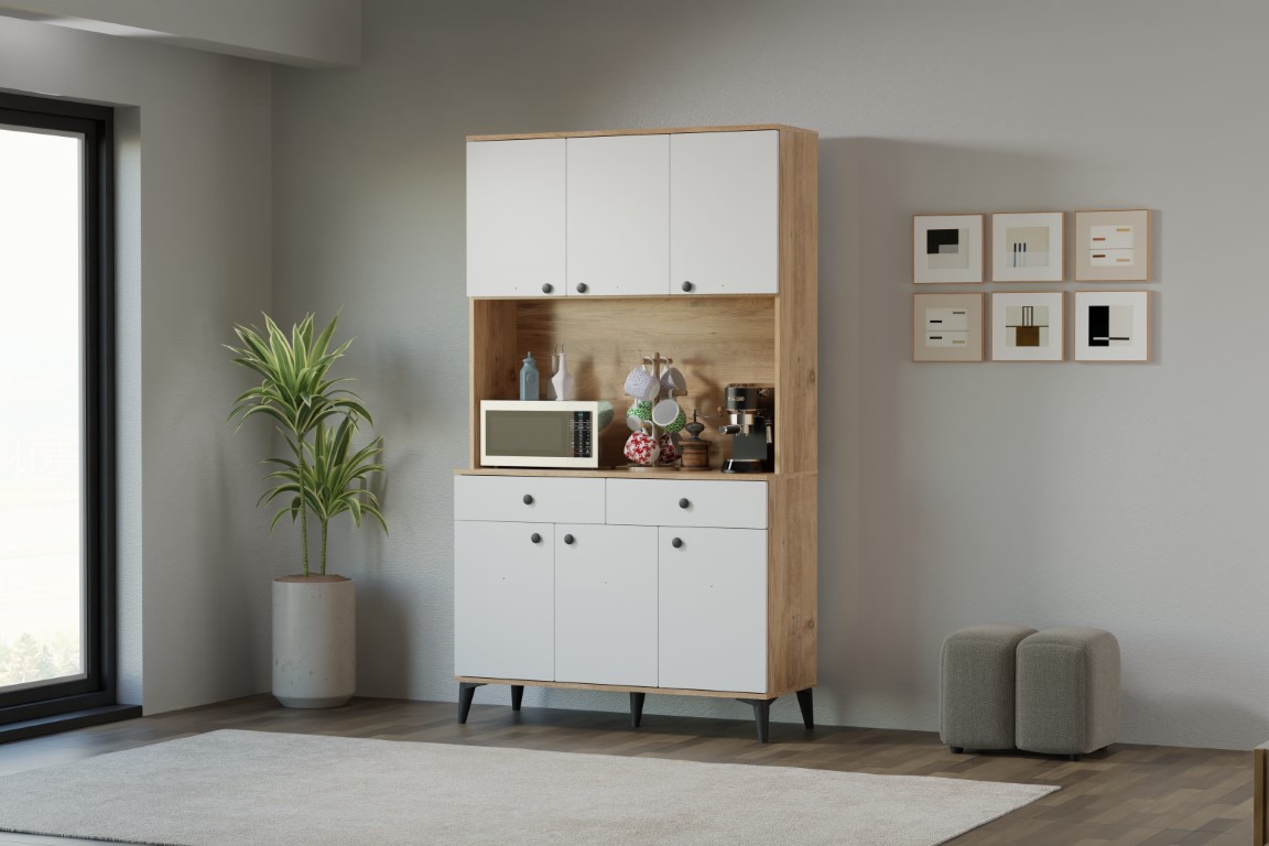 26-515 Bohem Kahve Köşesi Atlantik Çam - Beyaz