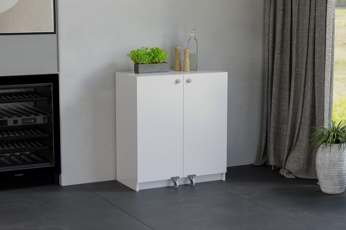 26-501 Mini Beyaz Kiler Dolabı